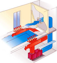 Установка - в подвальном помещении